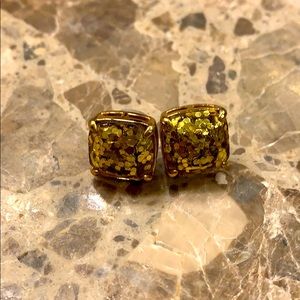 Kate spade gold confetti studs